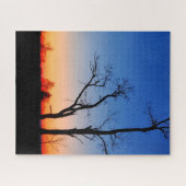 Sunset Through the Trees Legpuzzel (Horizontaal)