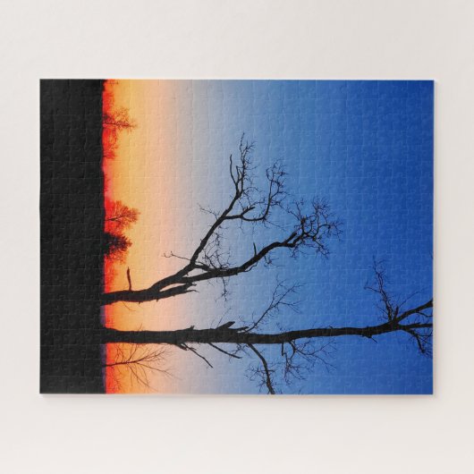 Sunset Through the Trees Legpuzzel (Horizontaal)