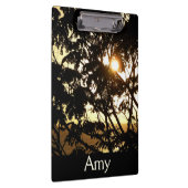 Sunset Through Trees I Tropical Photography Klembord (Rechts)