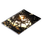 Sunset Through Trees I Tropical Photography Notitieboek (Linkerzijde)