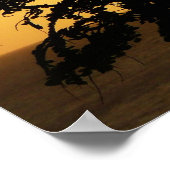 Sunset Through Trees I Tropical Photography Poster (Hoek)