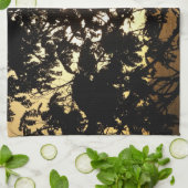 Sunset Through Trees I Tropical Photography Theedoek (Gevouwen)