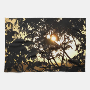 Sunset Through Trees I Tropical Photography Theedoek
