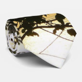 Sunset Through Trees II Tropical Photography Stropdas (Opgerold)