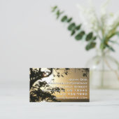 Sunset Through Trees II Tropical Photography Visitekaartje (Staand voorkant)