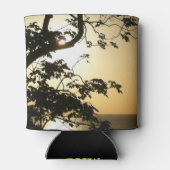 Sunset Through Trees II Tropische fotografie Blikjeskoeler (Achterkant)