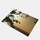 Sunset Through Trees II Tropische fotografie Deurmat (Schuin)