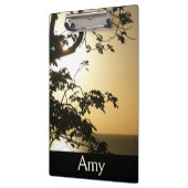 Sunset Through Trees II Tropische fotografie Klembord (Links)