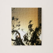 Sunset Through Trees II Tropische fotografie Legpuzzel (Verticaal)