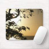 Sunset Through Trees II Tropische fotografie Muismat (Met muis)