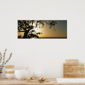 Sunset Through Trees II Tropische fotografie Poster (Keuken)