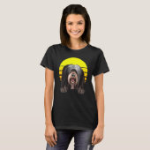  Sunset Tibetan Terrier Dog T-shirt (Voorkant volledig)