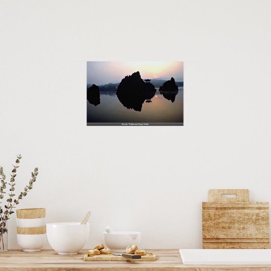 Sunset, Todamsambong Peaks Poster (Keuken)