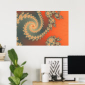 Sunset Tongues Poster (Thuiskantoor)
