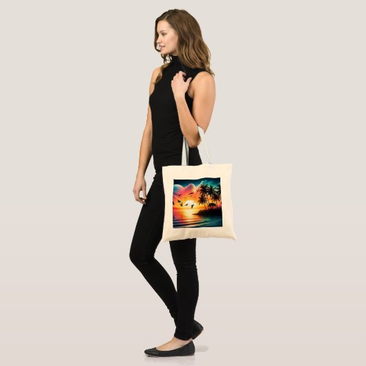 Sunset Tote Bag (Voorkant (model))