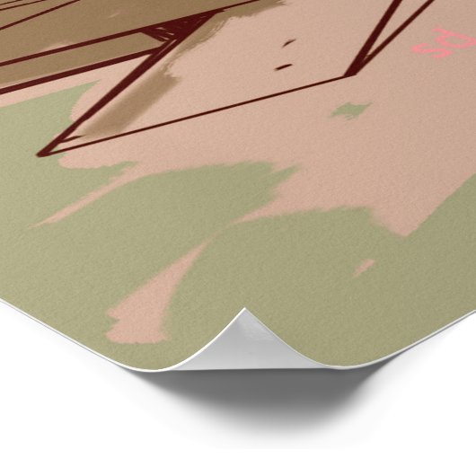 Sunset Town Poster (Hoek)