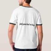 Sunset Trails, Cowboy & Cactus woestijnreis. T-shirt (Achterkant volledig)
