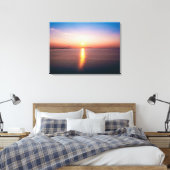 Sunset Tranquility Over Calm Waters Canvas Afdruk (Insitu (Slaapkamer))