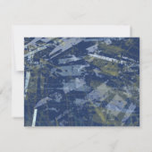 Sunset Tree of Life Bar Bat Mitzvah Antwoorden Kaa RSVP Kaartje (Achterkant)