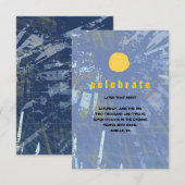 Sunset Tree of Life Bar Bat Mitzvah Party Kaart (Voorkant / Achterkant)