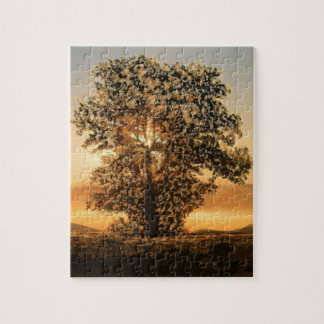 Sunset Tree Puzzle Legpuzzel