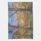 Sunset Trees Tea Towel Theedoek (Verticaal)