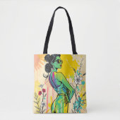 Sunset Tropic Duet Tote Bag (Voorkant)