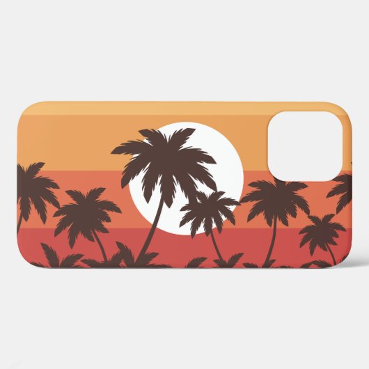 Sunset Tropical Palm Beach Case-Mate iPhone Case (Achterkant (horizontaal))