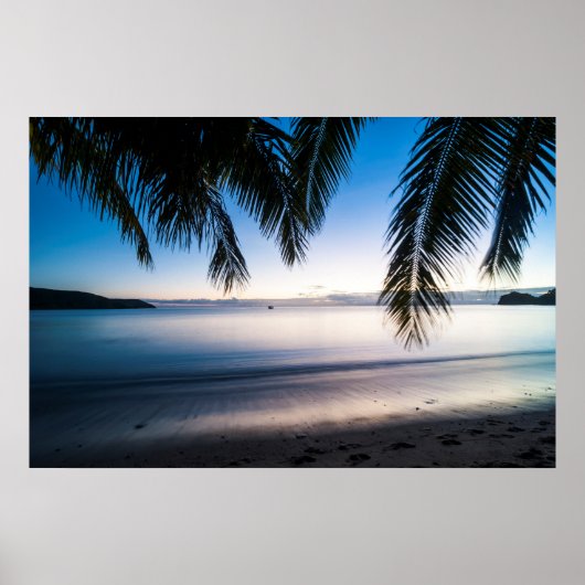 Sunset Tropical Seascape, Fiji Poster (Voorkant)