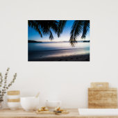 Sunset Tropical Seascape, Fiji Poster (Keuken)