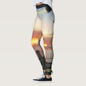 Sunset Tropical Virgin Islands personaliseren Leggings (Links)