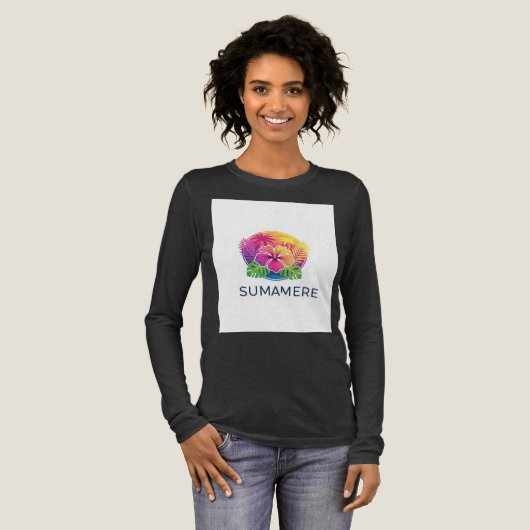 Sunset Tropics Tri-Blend Shirt (Voorkant)