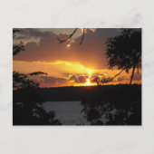 Sunset - Truman Lake Briefkaart (Voorkant)