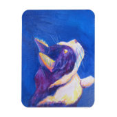 Sunset Tuxedo Cat Lover Custom Art Magnets Magneet (Verticaal)