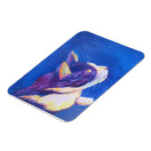 Sunset Tuxedo Cat Lover Custom Art Magnets Magneet (Linkerzijde)