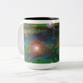 Sunset Tweekleurige Koffiemok (Voorkant links)