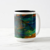 Sunset Tweekleurige Koffiemok (Voorkant rechts)