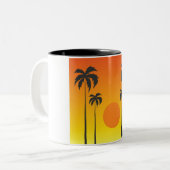 Sunset Tweekleurige Koffiemok (Voorkant links)
