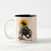 Sunset Tweekleurige Koffiemok (Links)