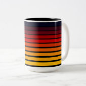 Sunset Tweekleurige Koffiemok (Voorkant rechts)