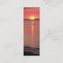 Sunset Twilight Bladwijzer/Visitekaartjes Mini Visitekaartje