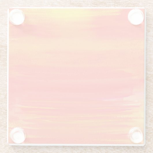 Sunset & Twilight - glazen onderzetter (Achterkant)