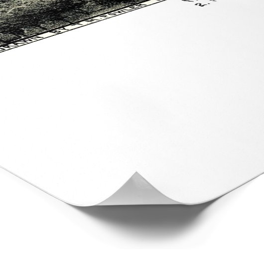 Sunset, TX Panoramic Map - 1890 Poster (Hoek)