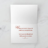 Sunset Uitzicht en Vogels Diepste Sympathie Kaart (Binnen)