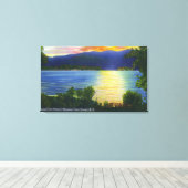 Sunset Uitzicht of Prospect Mountain Canvas Afdruk (Insitu (Houten vloer))