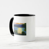 Sunset Uitzicht of Prospect Mountain Mok (Voorkant links)