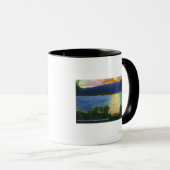 Sunset Uitzicht of Prospect Mountain Mok (Voorkant rechts)