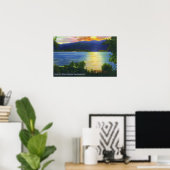 Sunset Uitzicht of Prospect Mountain Poster (Thuiskantoor)