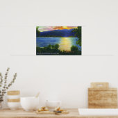 Sunset Uitzicht of Prospect Mountain Poster (Keuken)