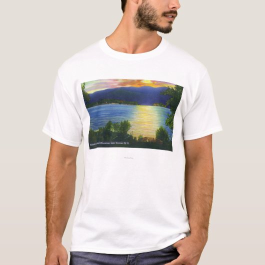 Sunset Uitzicht of Prospect Mountain T-shirt (Voorkant)